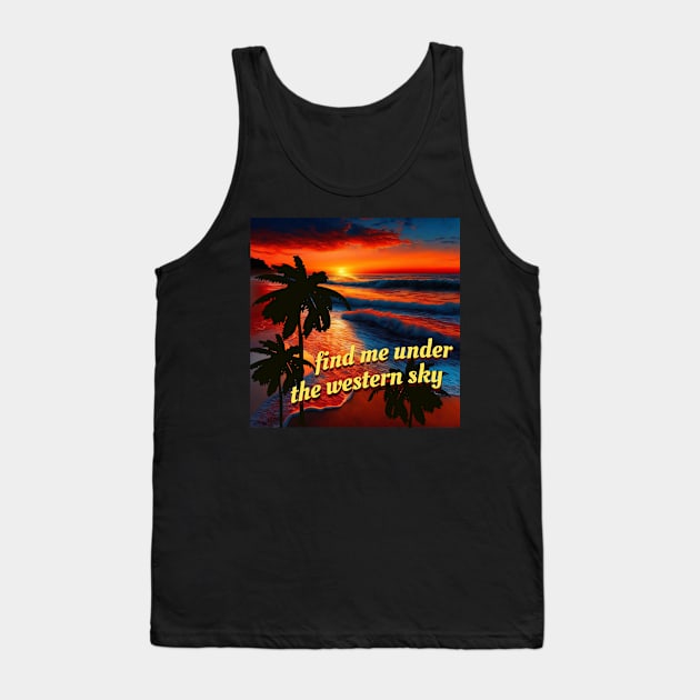 Western Sky Tank Top by shipwrecked2020